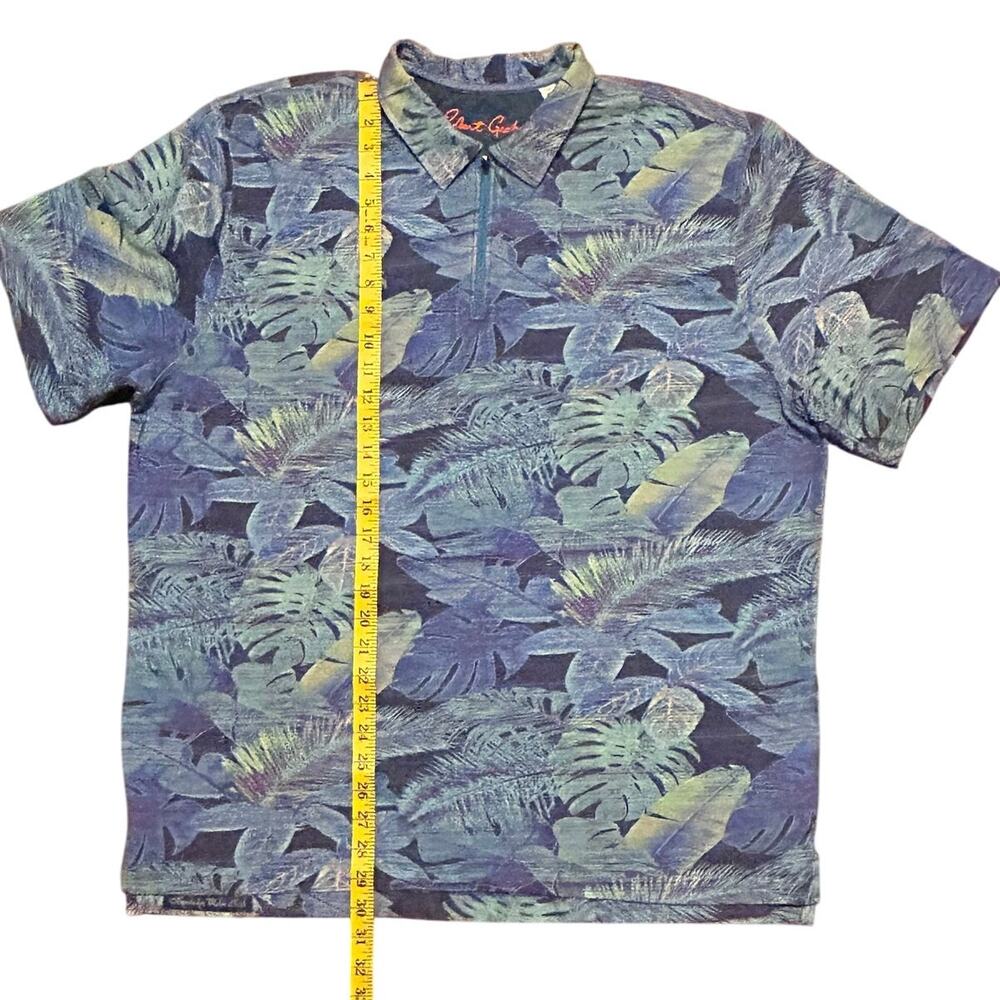 Robert Graham 2XL Paradise Garage Zip Polo Tropical Shirt Short Sleeve Men’s - Picture 4 of 10
